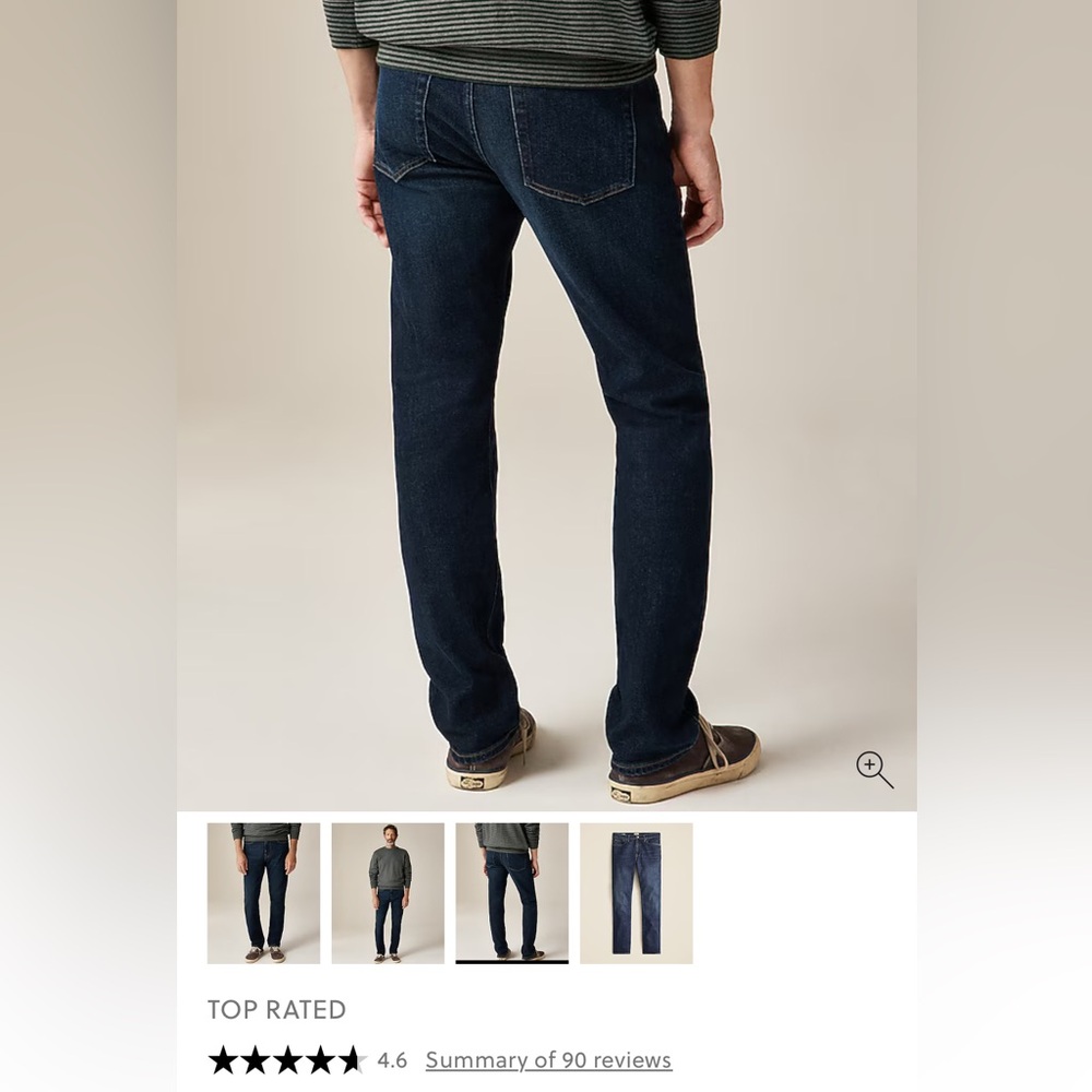 J. Crew Men’s 770 Jeans 30W x 30L NWOT - Picture 3 of 5